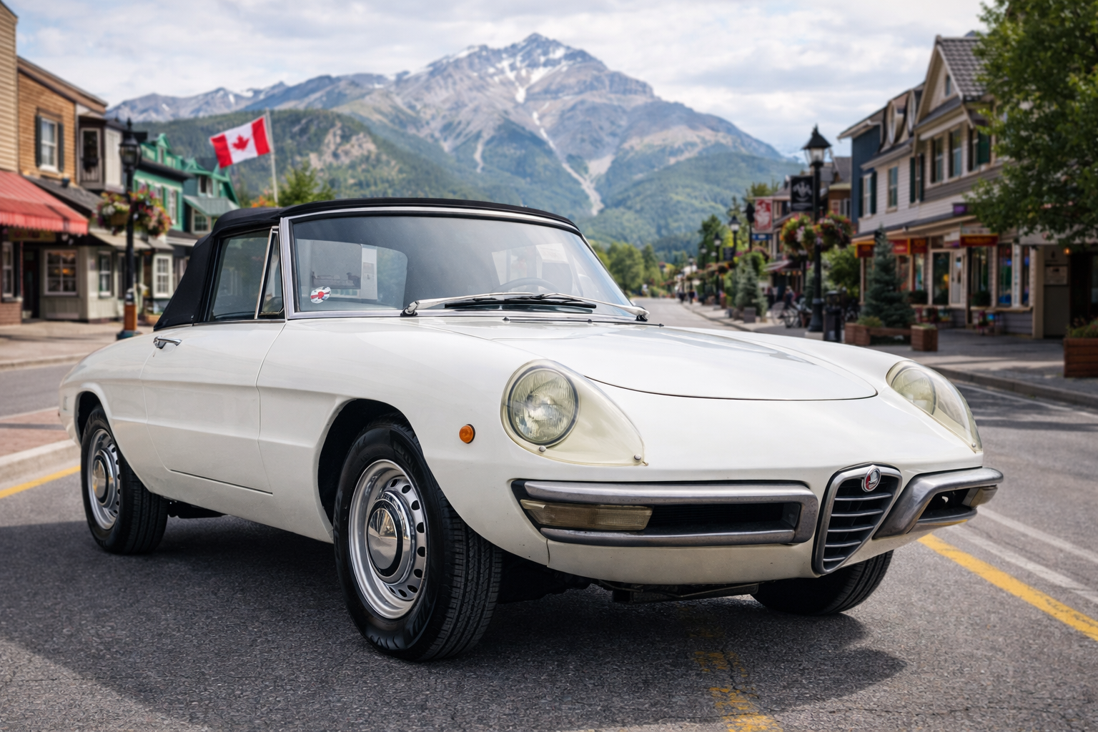 4 1969 Alfa Romeo Duetto 1750 Spider